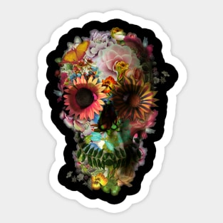 Gardening Skull Sticker